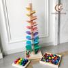 Rainbow Music Tree: Colorful Detachable Rolling Ball Game for Early Education and Fun Assembly