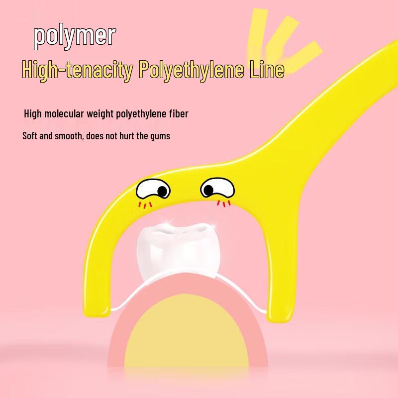 FAWNMUM Kids' Individually Wrapped Dental Floss Picks