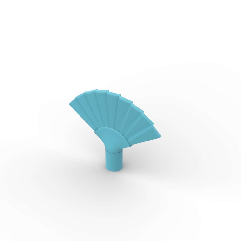 MOC 10PCS 93553 Utensil Hand Fan Building Blocks Kit Equipment Handheld Props Particle Assemble DIY Toys Children Birthday Gifts