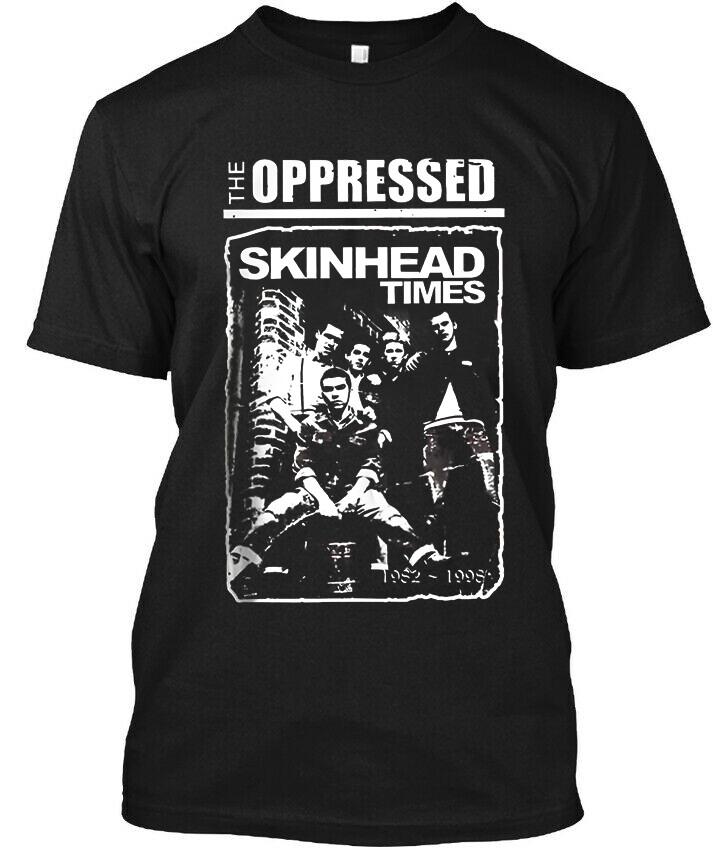 The Oppressed Skinhead Times Wales Music Group T-Shirt Tops Tee Size S-4XL