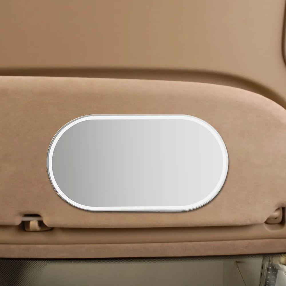 HD Mirror Car Makeup Mirror High Clarity Universal Car Mirror  Cosmetic Use