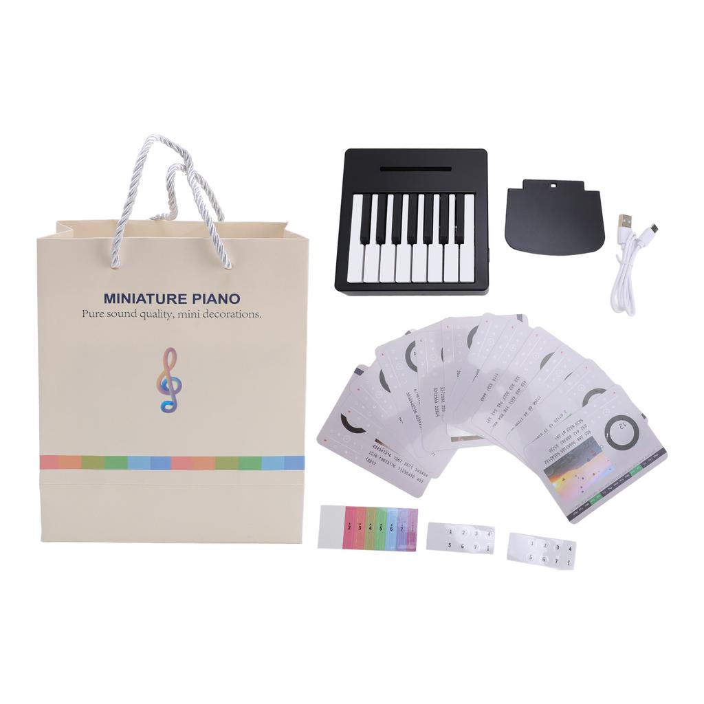 Miniature Piano Desk Calendar Innovative Playable Music Desk Desktop Ornament For Office Desks