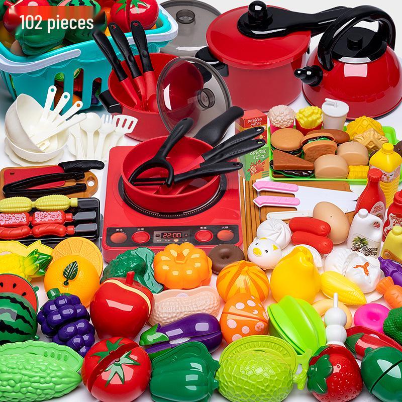 Детский игровой кухонный набор и набор для резки фруктов
