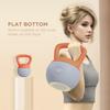 8KG Soft Kettlebell, Kettlebell with Non-Slip Handle for Home Gym, Weight Lifting, Strength Training, Orange/Grey