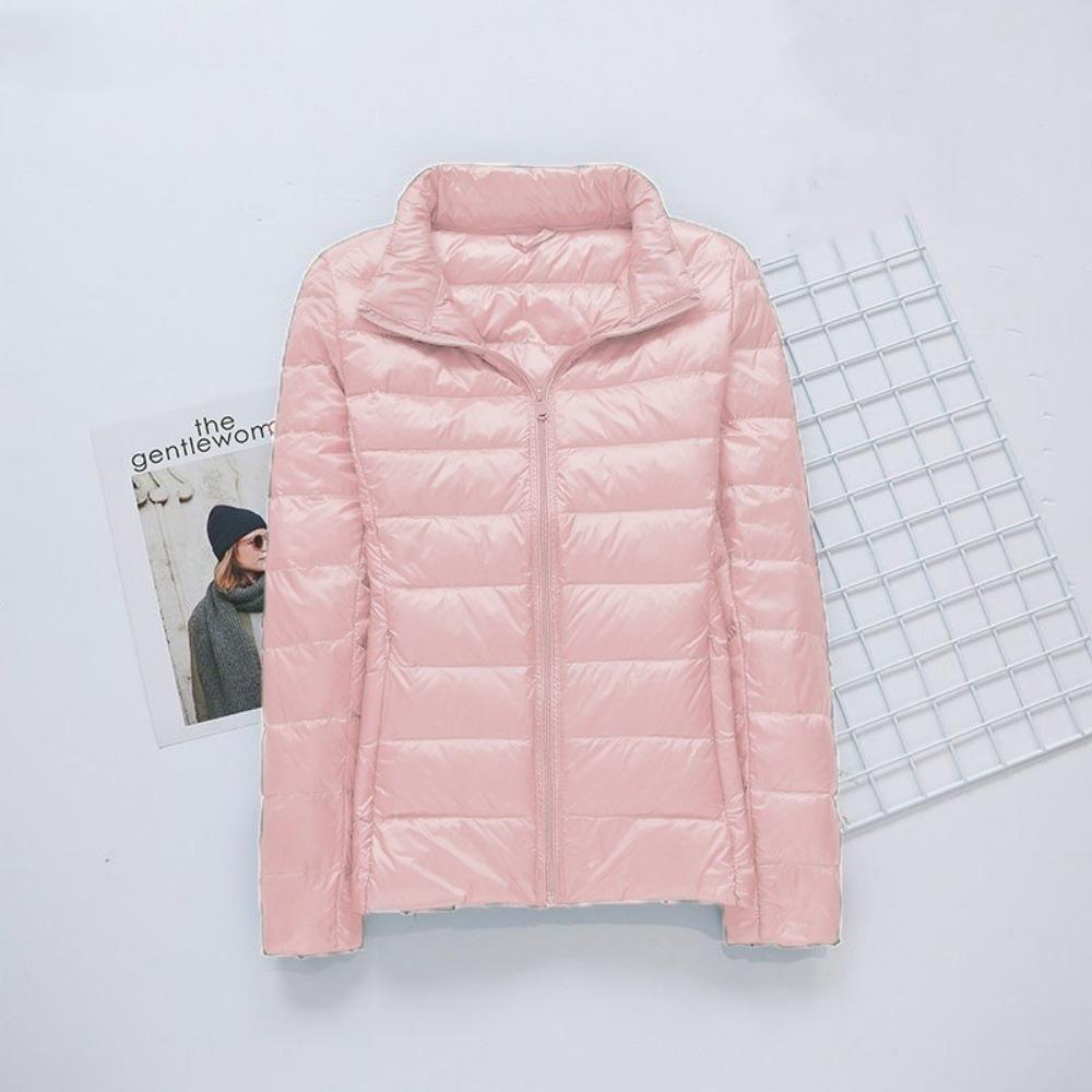 Женская осенняя куртка на белом утином пуху, ветрозащитное пальто с капюшоном, теплая повседневная зимняя M-5XL