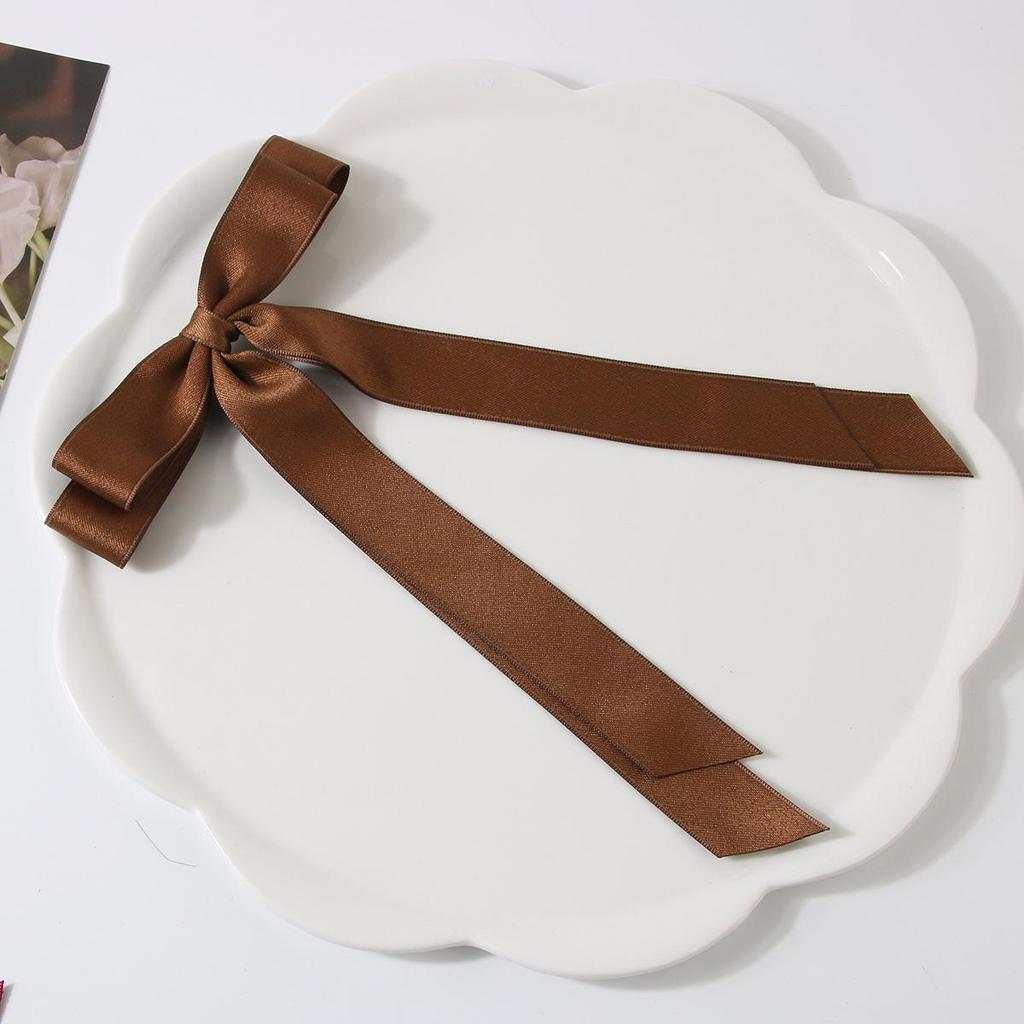 Заколка-уточка с бантом в балетном стиле 4 см: Дофаминовый Сладкий Плетеный Аксессуар для Волос