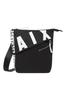 A X ARMANI EXCHANGE Men's Contrast AX Crossbody Bag In Nero Black, One Size, Nero - Black, One Size, Contrast AX Crossbody Bag