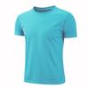Men Running Gym Sport Shirt Quick Dry Moisture Wicking Lightweight Short Sleeve Round Neck Training Exercise Top For Fitness Workout Outdoor Activity