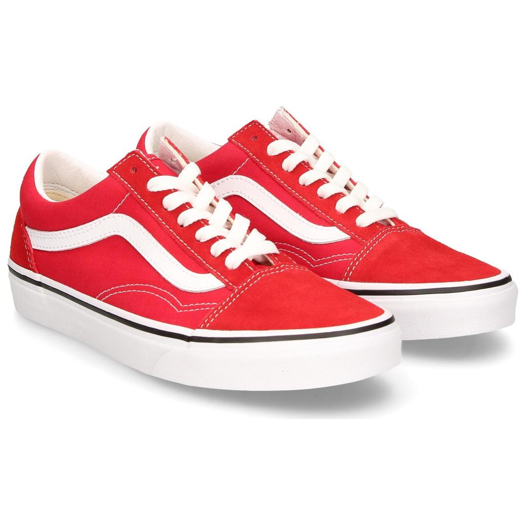 Vans Old Skool Reissue 136 Comfortable Lightweight Durable Breathable Low-Top Skate Shoes Unisex Sneakers Red VN000MT6CIS