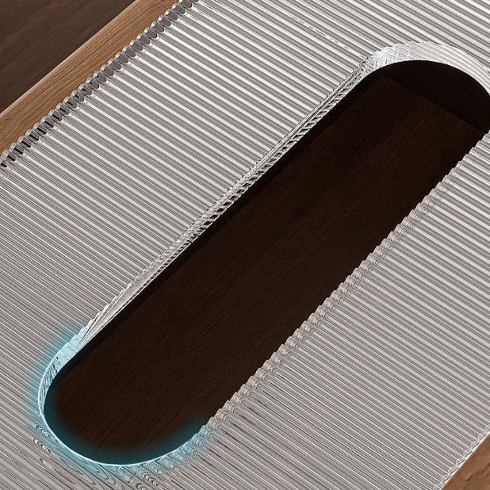 Rustic Wood Draw Paper Box Rectangle Napkin Holder Home Decor Walnut Wood Grain Tissue Box Kitchen