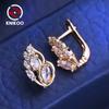 Clip Earrings For Women Cubic Zirconia Fashion Hoop Stud Earrings Jewelry For Wedding Party Gifts