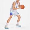 Li-Ning Баскетбольные шорты Wade Series с цветным принтом и буквами, мужские шорты белого цвета AAPS109-12