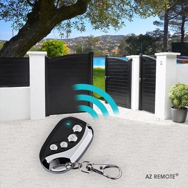 Универсальный пульт дистанционного управления - SHOP-STORY - AZ REMOTE - Набор из 2 штук - 4 канала - 433,92 МГц - Инструкция на французском языке