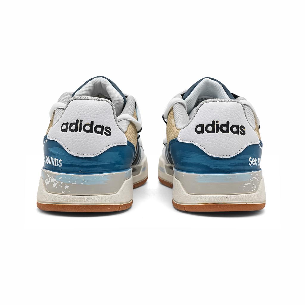 adidas Neo Entrap Повседневные Прорывные Износостойкие Износостойкие Низкие Кеды для Скейтбординга Унисекс Синий Серый Белый JQ3925(Team1727-)