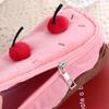 Cosmetic Bags Plush Pen Bag Cherry Cake Pencil Pouch Fashion Stationery Bag  Stationery Box