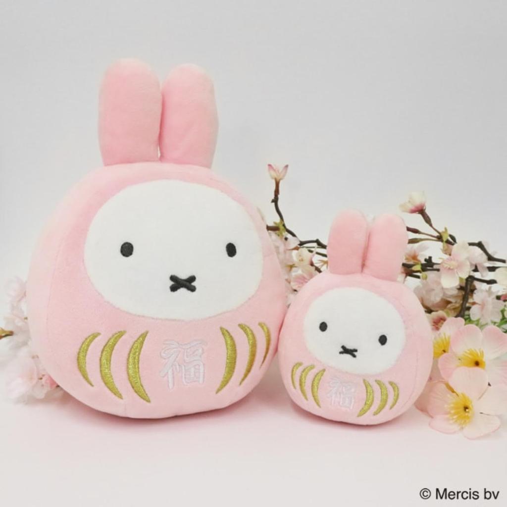 Sekiguchi Дик Бруна Миффи Счастливая Дарума Цвет Сакуры Плюшевая Игрушка S В20 х Ш14см Размер