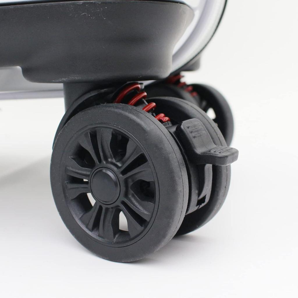 Легкий жесткий чемодан на молнии с роликами ESC2276 S Silver [Siffle] нового поколения 3,2 кг