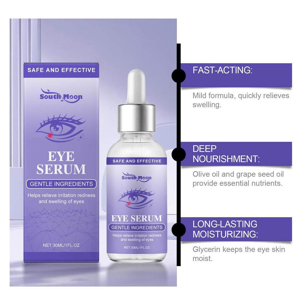 South Moon Eye Soothing Serum Moisturizes and Softens Skin To Soothe and Improve Eye Condition Serum