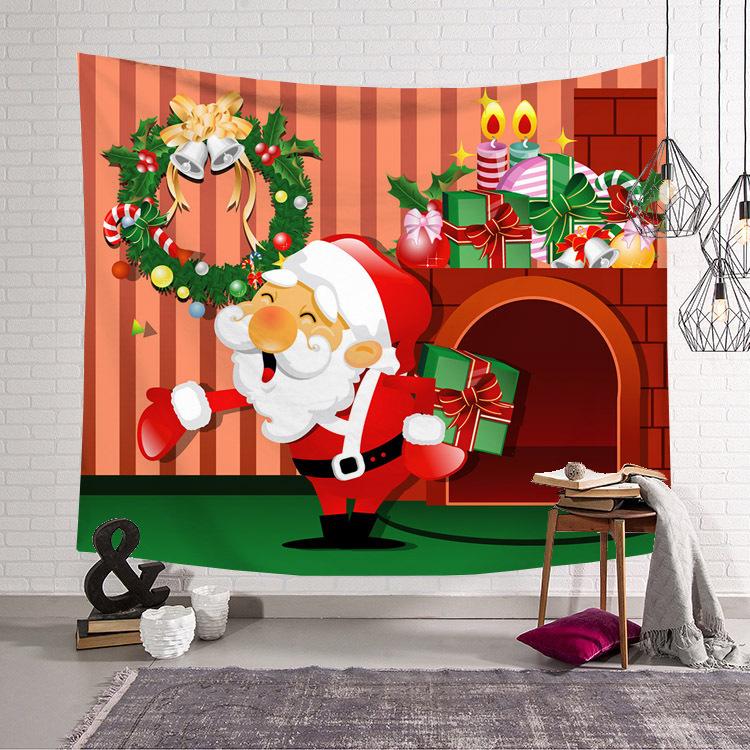 Amazon настенный рождественский гобелен с цифровой печатью для дома, гобелен для спальни