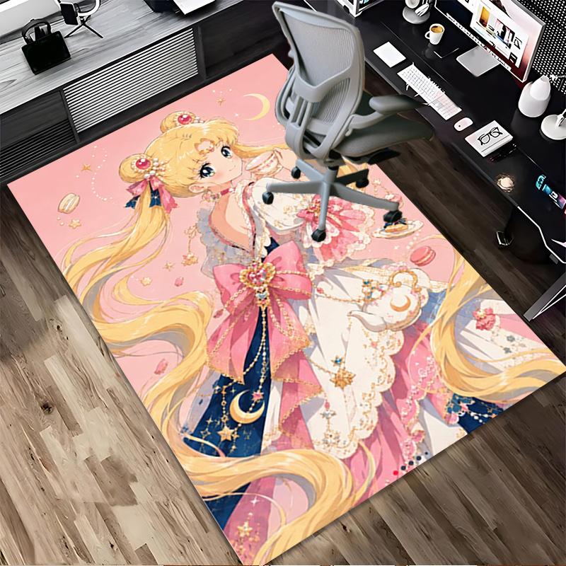 Princess Moonlight Living Room Nonslip Area Rug Soft Carpet For Bedroom Game Playroom Sofa Office Home Decor Doormat Christmas Gift C922499
