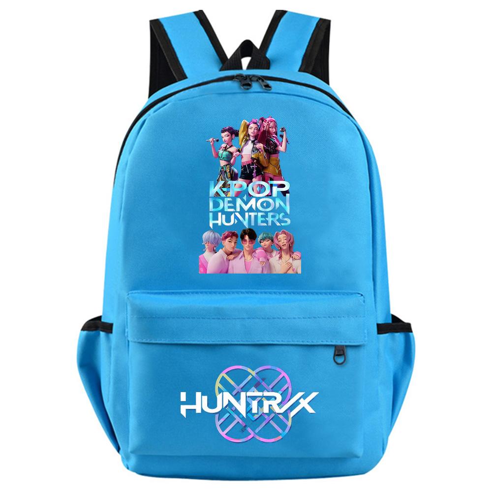 Anime Kpop Demon Hunters Printed Backpack for Teenager Student Girl Boy Bookbag Schoolbag Women Large Capacity Travel Bag Kid Gift Rucksak
