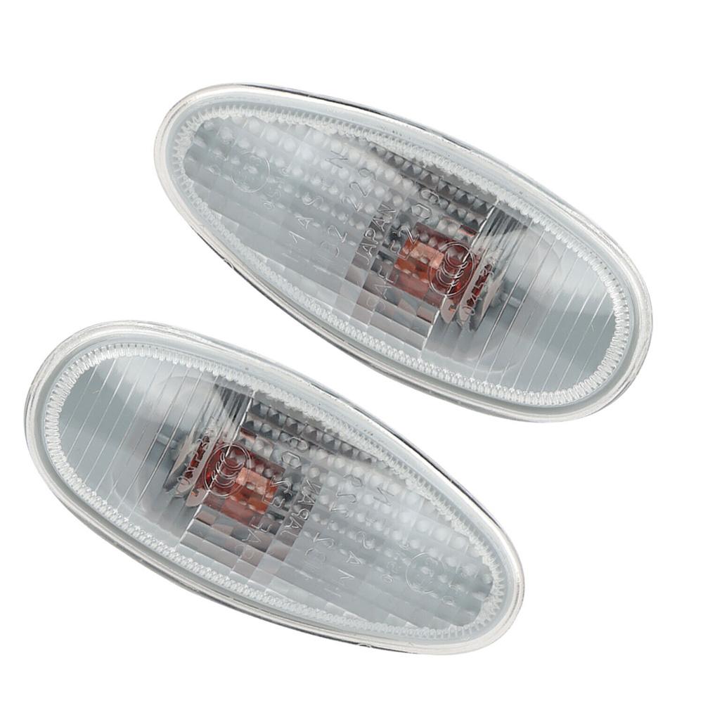 2x Front Side Marker Light For 2003-06 Mitsubishi Evo / 2002-03 Lancer #MR522027