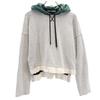 Sweat Parker XS Gray X Green Women Used