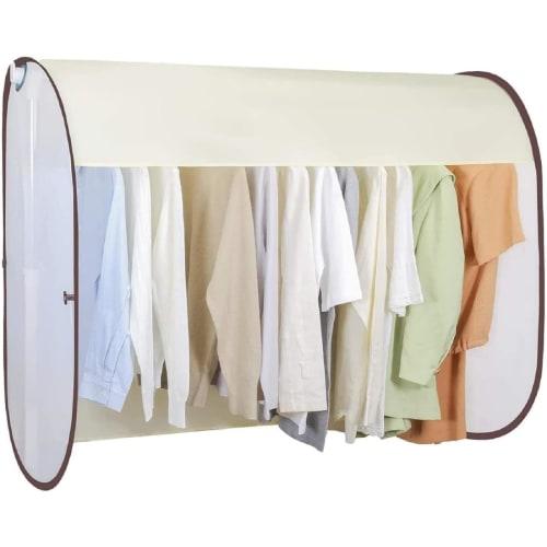 AOPIPI Outdoor Clothes Drying Cover, Laundry Cover, for Balcony, Rainproof, Dustproof, Bird Dropping, and Insect Repellent Net (2M)