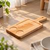 Деревянный поднос для подачи со встроенной ручкой Прочное отверстие для подвешивания для