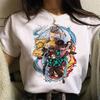 Demon Slayer Kimetsu No Yaiba T Shirt Women Manga Funny Y2K T Shirt Girl Funny Clothing Aesthetic Clothes