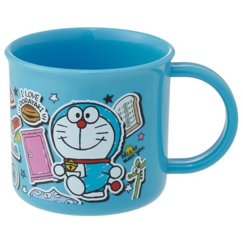 Skater Antibacterial Cup with Doraemon Sticker, 200ml, Dishwasher Safe, Made in Japan (KE4AAG-A)