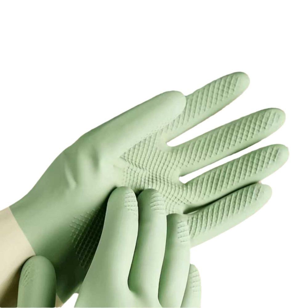 5Pairs Reusable Laundry Gloves Latex Dishwashing Gloves Durable Cleaning Gloves Kitchen