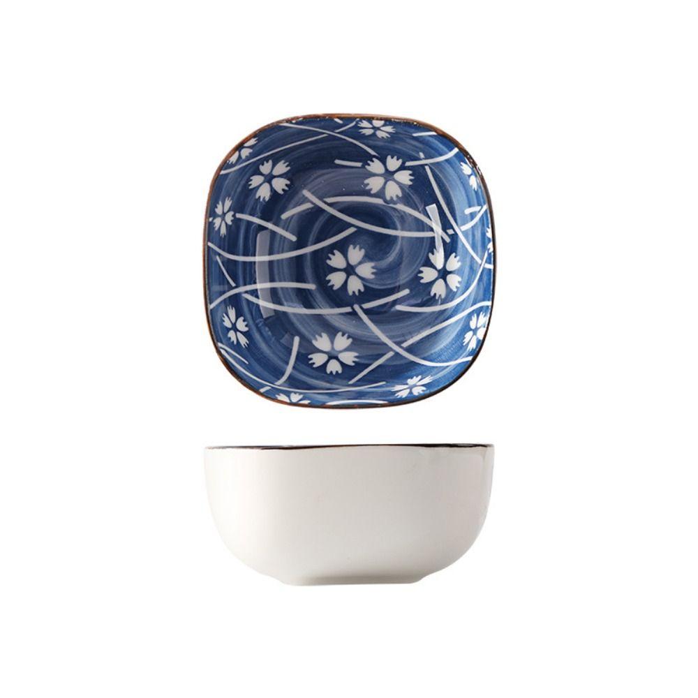 26Pcs Vintage Blue Dipping Bowls Ceramic Japanese Style Mini Appetizer Plates Thicken Dishwasher Safe Small Side Dishes