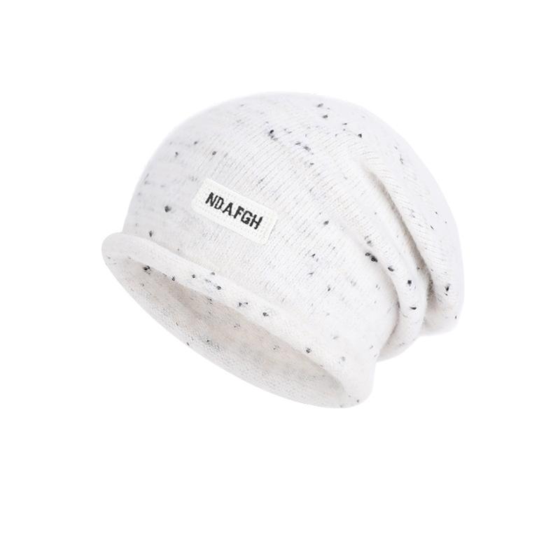 Шапка с загнутыми полями женская осенне-зимняя уличная теплая защита ушей вязаная шерстяная шапка, подчеркивающая лицо, маленькая универсальная шапка-бини