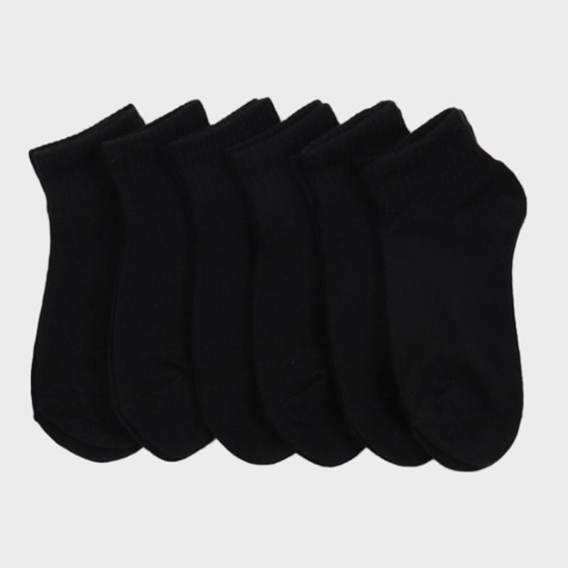 DaiSo Women S Ribbed Short SockS  Pack Of 6