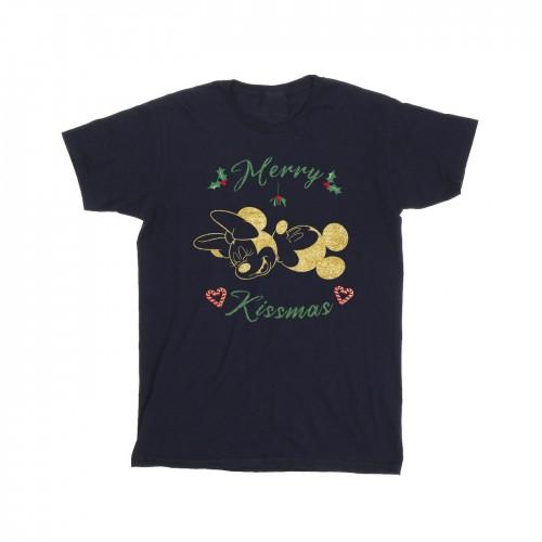 Disney Mens Mickey Mouse Merry Kissmas T-Shirt
