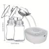 Electric Bilateral Breast Pump Super Silent and High Suction Breast Pump Automatic Postpartum Lactation Device for Mothers