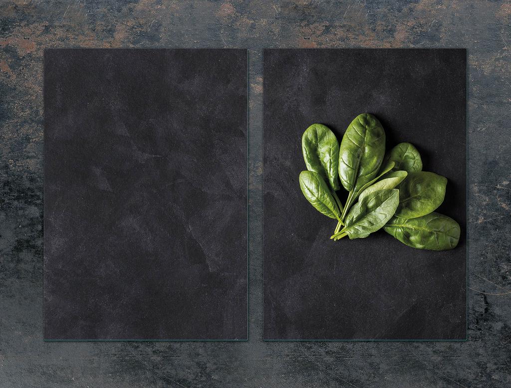 СТЕКЛЯННАЯ ЗАЩИТНАЯ ПАНЕЛЬ ДЛЯ КУХНИ 2x35x52 БАЗИЛИК