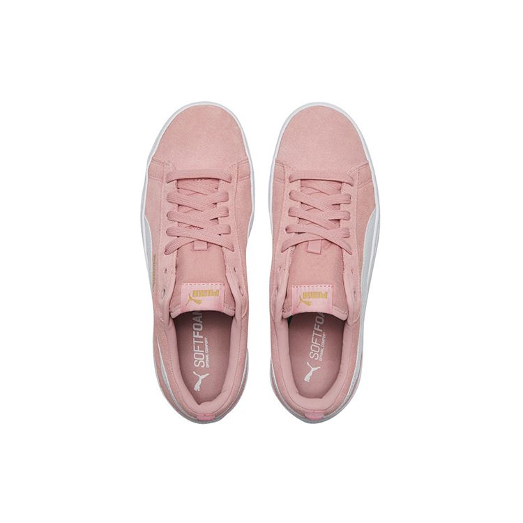 Puma Smash Platform SD Bridal Rose Women Sneakers Pink White Gold 366488-10