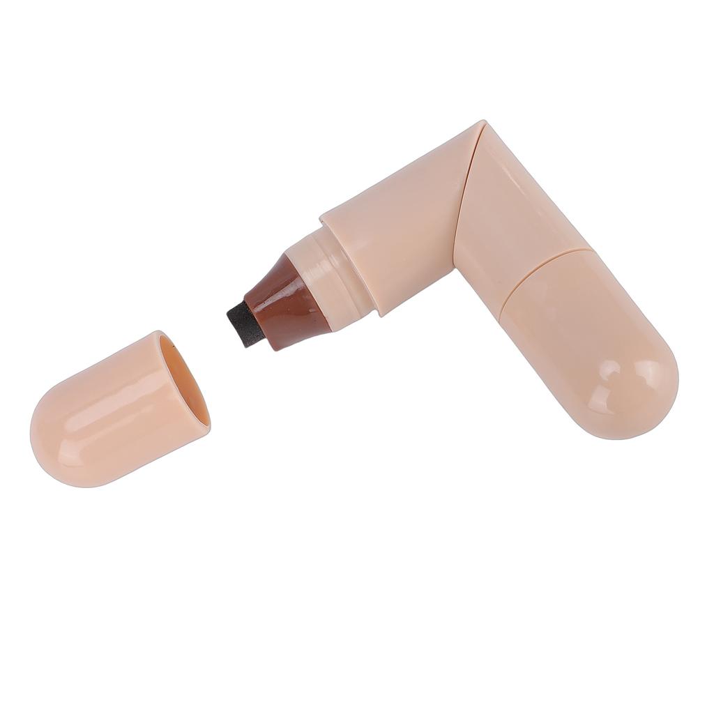 Складной штамп для макияжа, стойкий к смазыванию, долговечный, двусторонний штамп-ручка для макияжа для начинающих