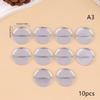 10Pcs Empty Metal Tin Palette Pans Round Metal Pans Cosmetic Eyeshadow Pans For Eyeshadow Palette Magnetic Makeup Palette