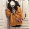 Japanese Kawaii Anime Sweatshirts Women Sweet Soft Girls Cute Cartoon Print Hoodies Long Sleeve Tops Autumn