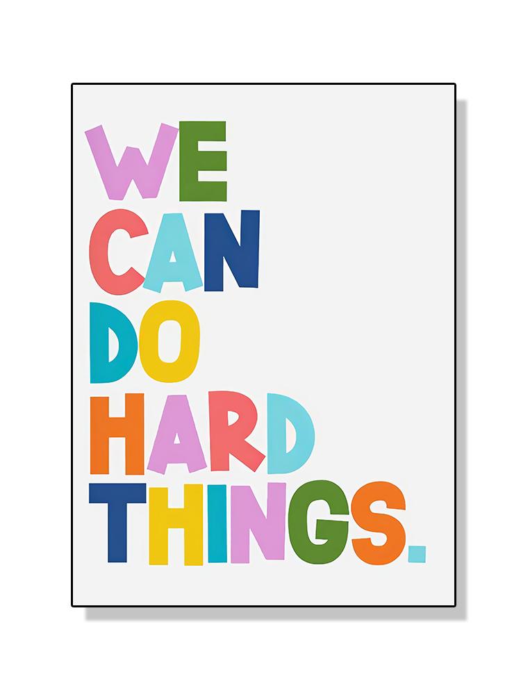 Inspirational Quote Know Your Worth Smile And Be Happy Poster Canvas Painting Abstract Wall Art For Living Room Home Decor