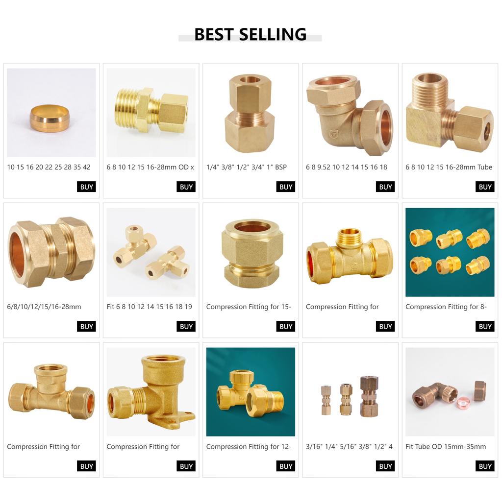 6 8 10 12 15 16-28 мм наружный диаметр x M8-M30 1/8" 1/4" 3/8" 1/2" 3/4" 1" BSP Наружная резьба Компрессионный союз Латунный фитинг для труб Соединитель Муфта