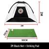JINGGENG Golf Practice Hitting Cage & Net Set