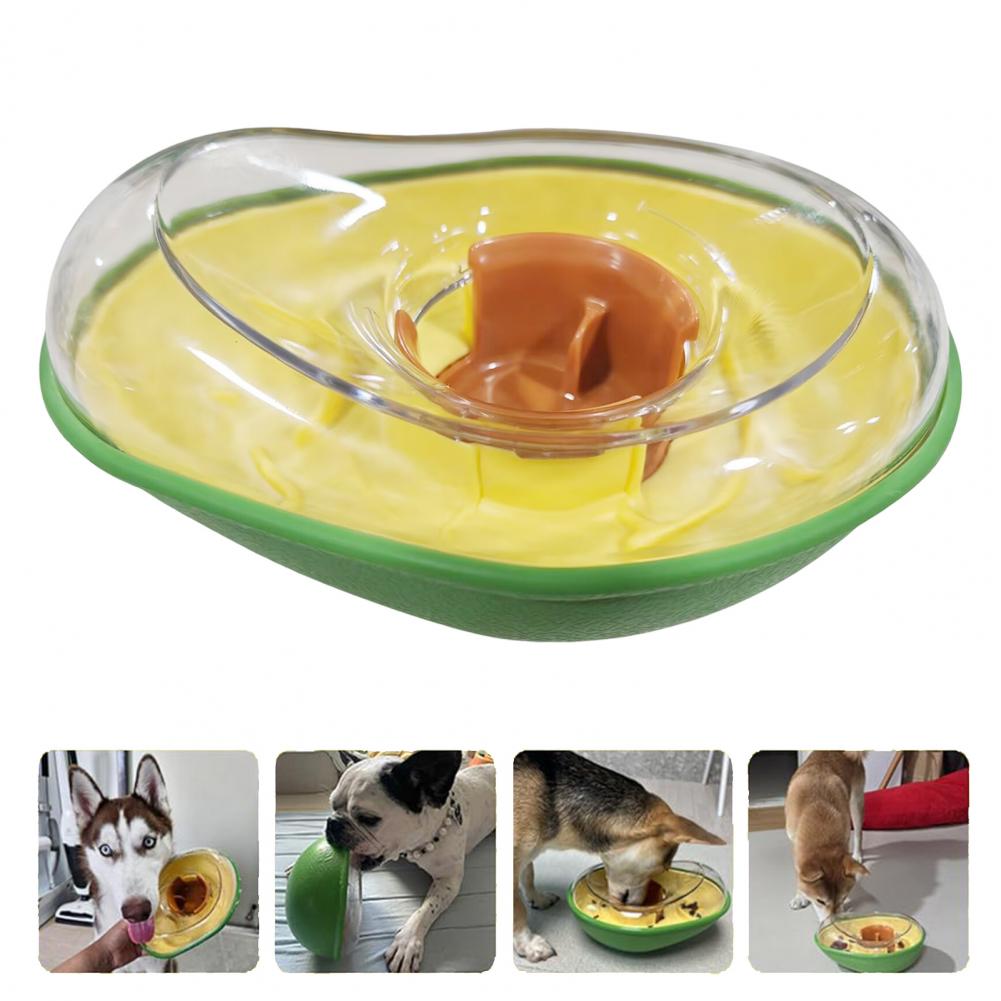 Brain Stimulating Dog Toy Iq Treat Trainer for Dogs Dog Treat Dispensing Toy Avocado Shaped Puzzle for Small Medium Dogs