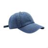 Повседневная джинсовая кепка на лето с регулируемым ремешком сзади