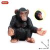 Oenux Simulation Wild Animal Chimpanzee Orangutan Gorilla Tree Sloth Monkey Model Action Figures Garden Miniature Decoration Toy