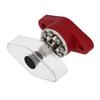 Power Distribution Stud Junction Post Red 3 8in 300A with Transparent Cover For Motor ATV Ship Electrical Equipment