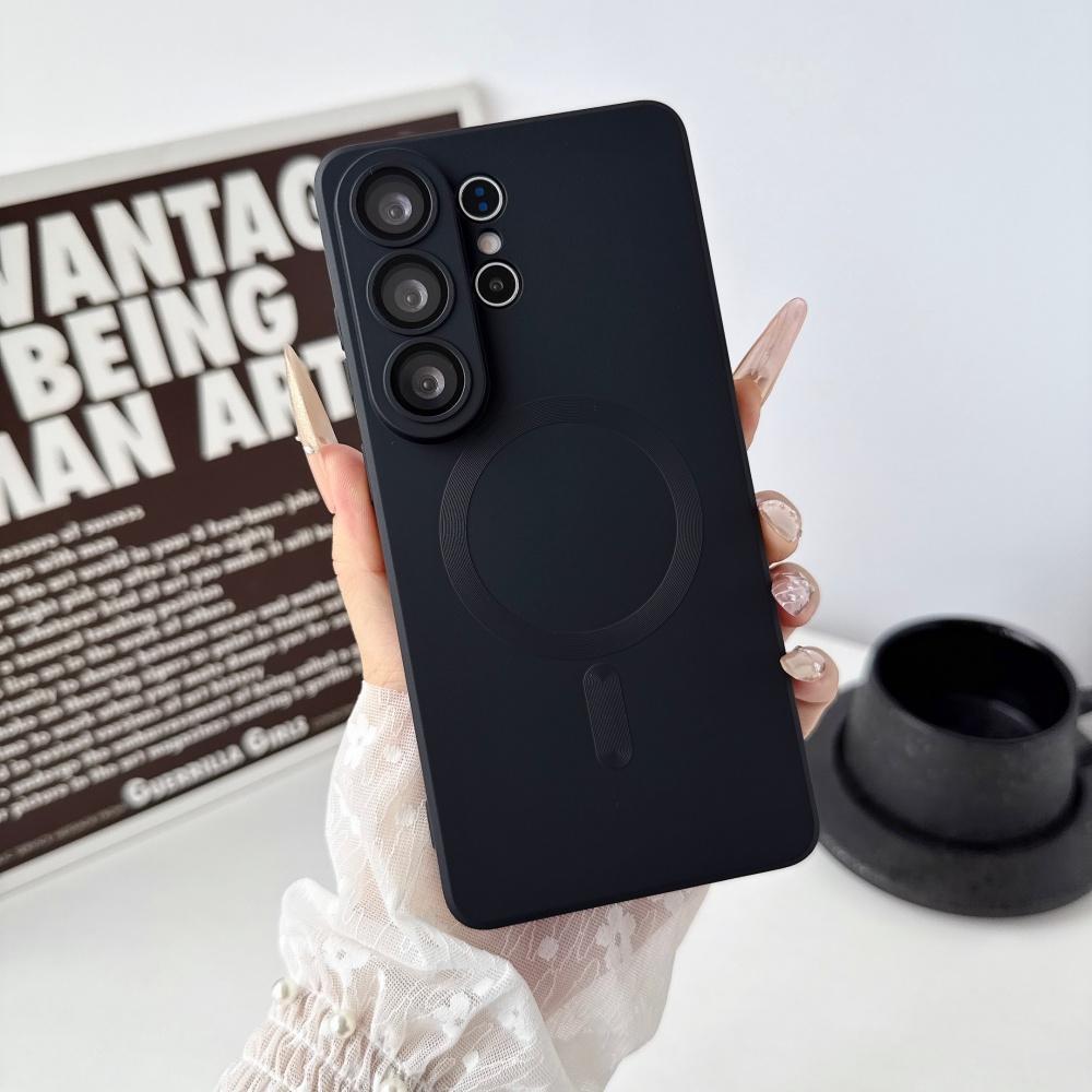 Для Samsung Galaxy S26 Ultra Чехол Защитный ТПУ Мягкий Металлический Цвет Задняя Крышка Мобильного Телефона